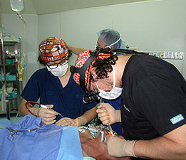 Dr Jacono in operating room