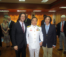 Andrew Jacono with Minister